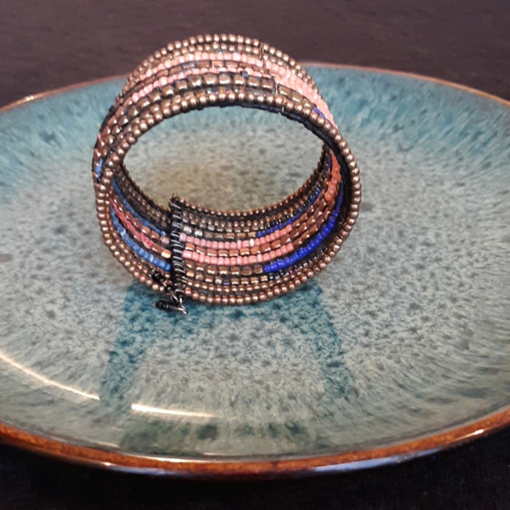 Beaded bangle - Picture 3 of 3